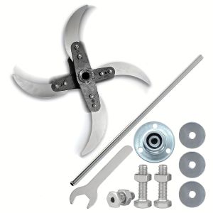 Agricultural Fruit Vegetable Chopper Blade Replacement for Farm & Breeding Cutter Shredder Knife High Hardness Corrosion Resistant Blades for Goose Pig Chicken Feed