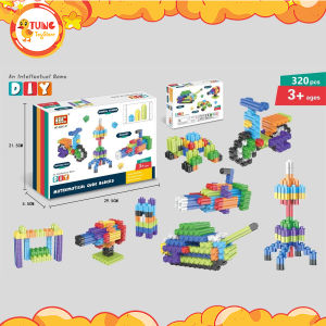 Math Link Cube Blocks Learning Set 320/508Pcs | Building Blocks Set | Mainan Edukasi Balok Belajar Matematika dan Berhitung Anak