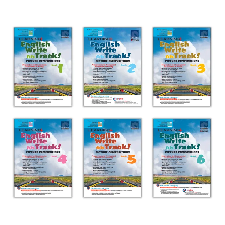 LEARNING+ English Write on Track! PICTURE COMPOSITIONS Book 1 - 6 ...
