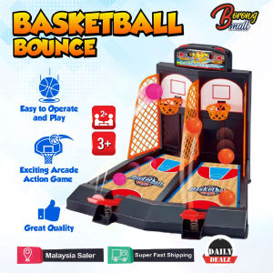 2 Players Tabletop Basketball Game Finger Shooting Basket Sport Games Toys with Score Board / Permainan Bola Keranjang