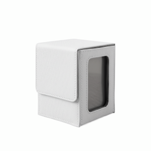 SHIRUI ic Closure Window Collection Box Stain-resistant PU Trading Card Storage Box High Quality with Lid Card Deck Box