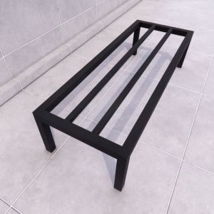 Kệ kê chậu cây - Dài 40cm Rộng 20cm Cao (10-50)cm 2 nan thép hộp 16x16mm - Giá kệ sắt