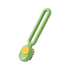 Multifunctional Shoe Brush with Detergent Dispenser Add Liquid Laundry Durable Clothes Cleaning Brush Hangable Hollow Brush Soft-bristled Brush Quick Foaming