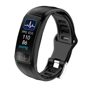 Fashion Wristband P12 ECG PPG SPO2 Smart Band IP67 Waterproof Fitness Tracker Smart Watch HR Blood Oxygen Sport Bracelet