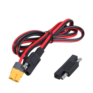 14AWG XT60 Female to SAE Powers Extension Cable for Connecting Solar Panel and Car Batteries
