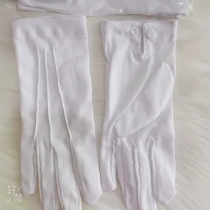 White Gloves Formal Gloves for Boys Girls Art Show Party White Gloves Formal Pageant for Etiquette