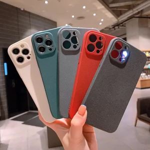 For 15 Pro Case Hard Plastic Ultra Slim Matte Cases For 11 12 13 14 15 Pro Mini Plus X XR Xs Max Covers