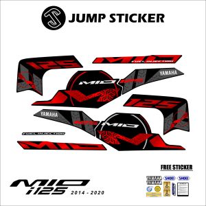 Stiker Striping Mio i125 - Mio M3 2014 - 2020 grafis variasi 004