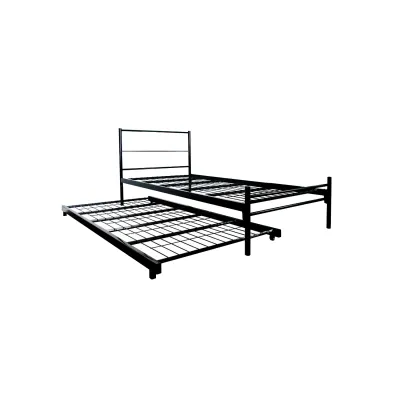 SG Ready Stock Single Metal Bedframe + Pullout km101