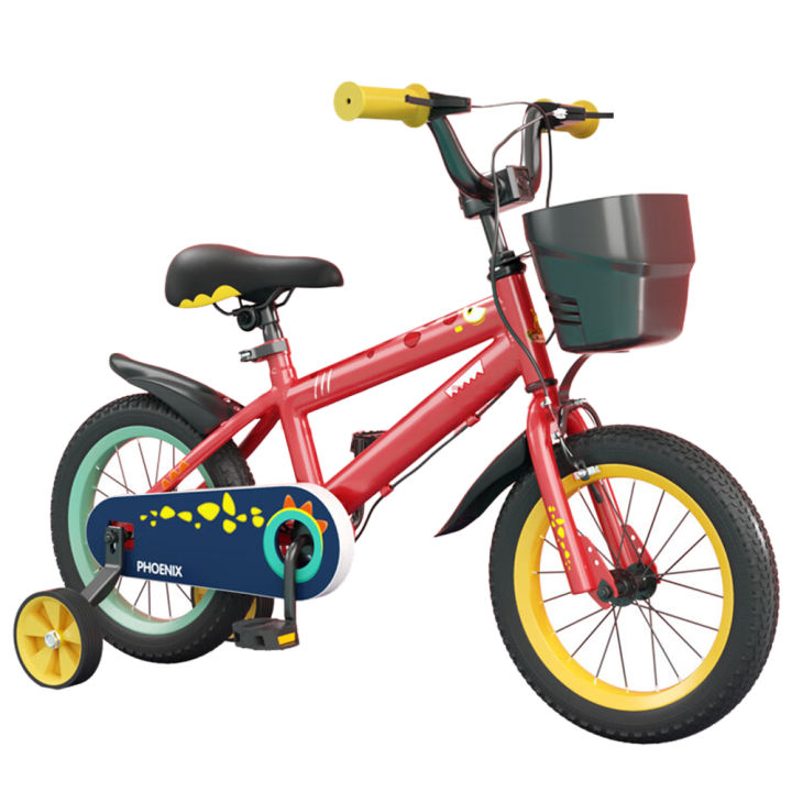 Phoenix Children s Bicycle 4 6 8 10 Year Old Kids Bike 16 20 Inch Boys and Girls Baby Bicycle with Training Wheels and Bike Basket Lazada Singapore