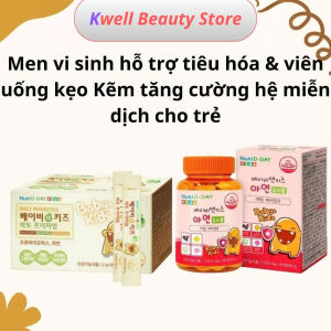 Men vi sinh hỗ trợ tiêu hóa + Kẹo kẽm hỗ trợ tăng sức đề kháng