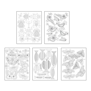 Water Soluble Embroidery Stabilizer Paper Adhesive Embroidery Transfer Paper Water Soluble Stabilizer for Hand Sewing