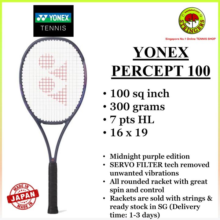 Yonex Percept 100 [Midnight Purple] Tennis Racket | Lazada Singapore