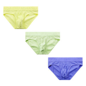 CMENIN ADANNU 3 ชิ้นแฟชั่นผ้าฝ้ายกางเกงในชายกางเกงในชายกางเกงระบายอากาศลื่นจ็อกสแตรปชุดชั้นในชายสั้น Homme AD758