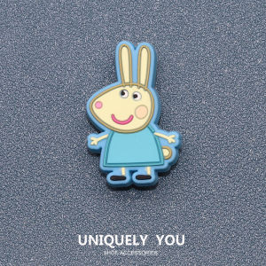 Jibbitz cross charms Shoe Buckle Hole Shoes Accessories Cartoon DIY Piglet Peppa Fashion Shoes Accessories