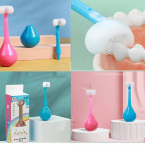 Lovely Kids Dental Care: Durable Deep Clean Toothbrushes for Soft Tumbler Children