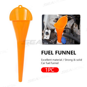SEAMETAL Refueling Funnel Free Hand Long Mouth Gasoline Engine Oil Fuel Filter Car Motorcycle Special Plastic Funnel