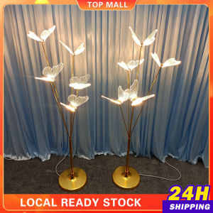 Wedding Props - Gold Crystal Candelabra with LED Lights and Elegant 3-Headed Design