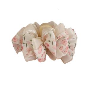 Women Scrunchie Hair Clip With Bubble Design Delicate Scrim Material Ponytail Stylish Hairpin