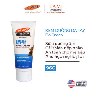 (Chính Hãng) Kem Dưỡng Tay Mềm Mịn Cho Da Khô Bơ Cacao Palmers 96g