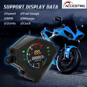NEW Screen Gradient Digital Meter Second Generation Odometer LED Speedometer Instrument Assembly For YAMAHA Mio125 MIO i125 Mio110 Mio M3