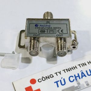 Bộ chia Tivi chia truyền hình cáp PACIFIC: 1 ra 2 / 1 ra 4