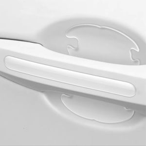 Bộ 10 miếng dán hõm cửa và tay nắm silicon trong suốt chống xước tay hõm cửa miếng dán lõm ốp hõm cửa tay nắm xe xe hơi có logo các hãng xe Mazda Chevrolet Toyota Honda Hyundai Kia