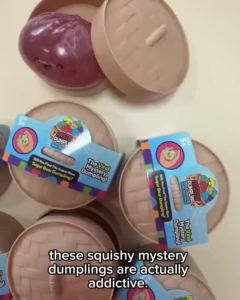 [SG STOCKS] Viral Mystery Squishy Dumpling – Super Soft Kawaii Stress Toy!