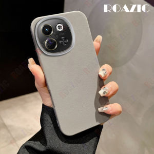 ROAZIC Luxuy Plating Clear Casing For Tecno Spark 30 5G Business Simple Fashion Phone Casing Anti-fall Phone Back Cove HQ01