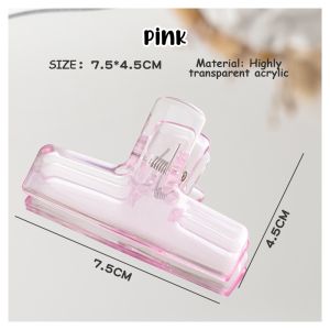 Alobeauty - [SATUAN] Jepit Kertas Mini Transparan Warna Warni Colorful Paper Push Clip Penjepit Kertas Dorong Binder Clip
