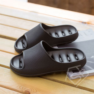 รองเท้าแตะส้นหนา พื้นนุ่มมาก กันลื่น สําหรับผู้หญิง รองเท้าแตะแบบสวม พื้นนุ่ม รุ่นยางEVA กันลื่น น้ำหนักเบา