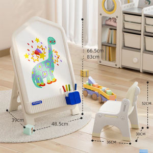 Bảng vẽ tùy chỉnh độ cao đa năng xếp gọn Babypods (1 bảng + 1 ghế + bộ bút màu + hộp số + lau bảng)