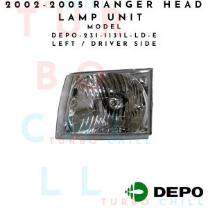 DEPO-231-1131-LD-E 2002-2005 RANGER HEAD LAMP UNIT ECE.