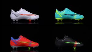 รองเท้าฟุตบอลสำหรับเยาวชนชายและหญิงใหม่ รองเท้าฝึกซ้อมจากโรงงานโดยตรง รองเท้ากีฬา soccer shoes[ จัดส่งฟรี ]