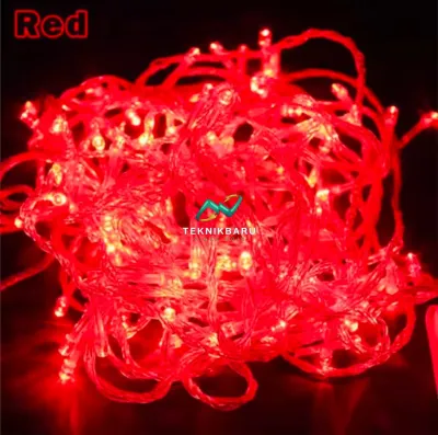 Lampu Tumblr Natal RGB 10m Hias Rainbow Warm White Pink Biru LED String Warna Warni disco Dekorasi