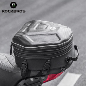 ROCKBROS Ba lô cho mũ bảo hiểm xe máy phản xạ đa năng xe đạp Túi Du Lịch Túi yên ngựa túi đeo vai với bìa cho động cơ không thấm nước mưa phụ kiện các bộ phận