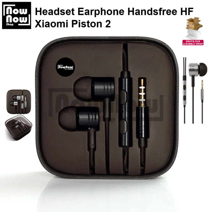 Headset Earphone Handsfree HF Xiaomi Piston In Ear Wired Stereo