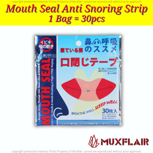 Anti Snoring Breath Strip l X Shape l Breathing Patch l Corrective Mouth l Sleep Aid Breathing Strip l 1 Sachet 30pcs