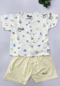 Bộ cộc sơ sinh sợi Petit Emom cho bé (0-9M)