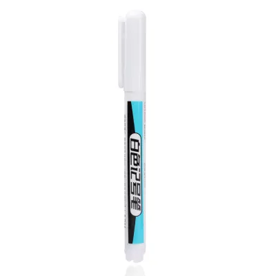 5pcs 0.7/1.0/2.5MM White Paint Pen Marker Pen / Waterproof Permanent Oily Pens / Long Tip Quick-Drying Paint Pens for Metal Wood Art Learning Supplies
