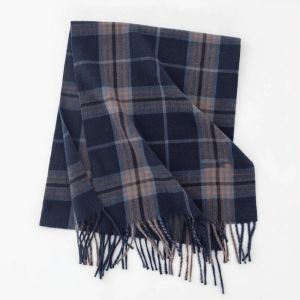TEWUB Classic Tartan Mufflers Plaid Soft Gingham Shawls Winter Blankets Smooth Cashmere Neckwear Office