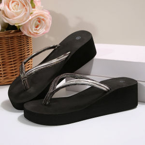 [Free Shipping] 2025 Summer New Collection: Stylish Korean-Style African Plus-Size WomenS Beach Flip-Flops Available Now