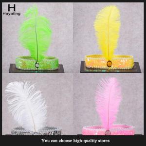 Hayating 1PC Cute Feather Headband Flapper Sequin Headpiece Costume Head Band different colors Party Favor