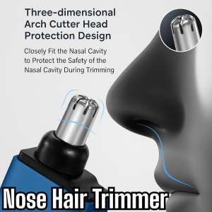 Nose Hair Trimmer Waterproof Rechargeable Travel Portable