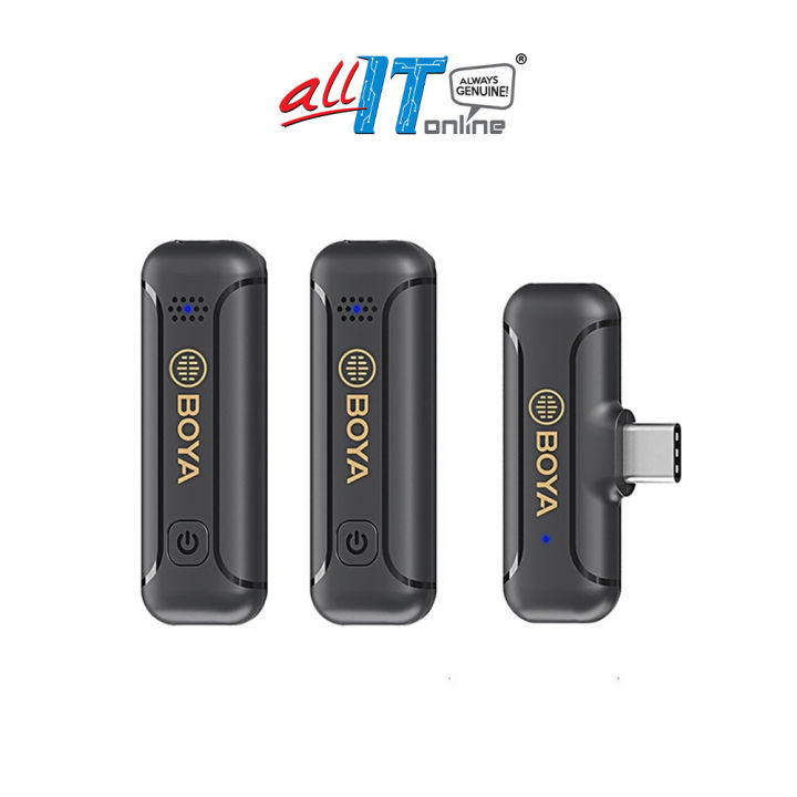 BOYA BY WM3T2 D U Wireless Microphone Noise Cancellation Mini