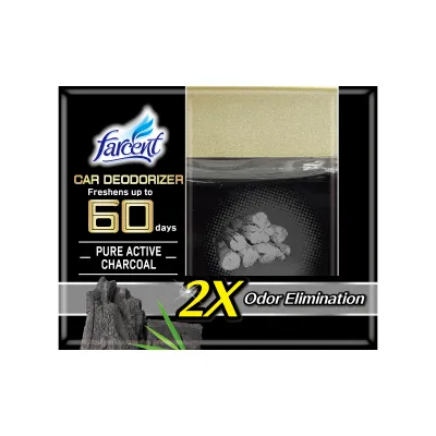FARCENT Deodorizer Car Home 120g Single Twin Pack Triple Pack - ( Charcoal ) ( Peach ) ( Sky Breeze ) ( Musk )
