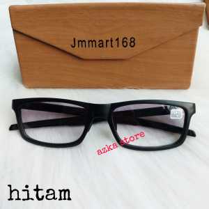 Kacamata baca double vocus baca dan jalan plus 100 sd 300 lensa anti uv berwarna sporty free bok lap