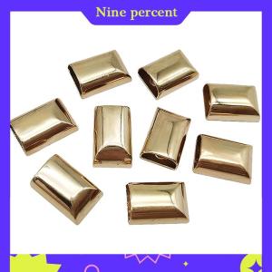 Nine percent 10ชิ้นตัวหยุดซิปโลหะมีคลิปท้ายแบบมีซิปสำหรับหยุดทำงานที่หางปลั๊กพร้อมสกรูงานตัดเย็บหนังงานประดิษฐ์ทำมือ