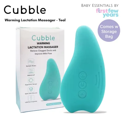 Cubble Warming Lactation Massager (5 Colors) - 2 in 1 Heating and Vibration Breast Massager