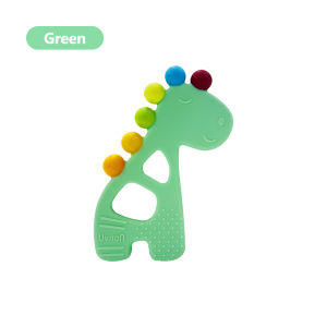 Mamibayi Teether Bayi Silikon Mainan Gigitan Bayi Jerapah BPA Free